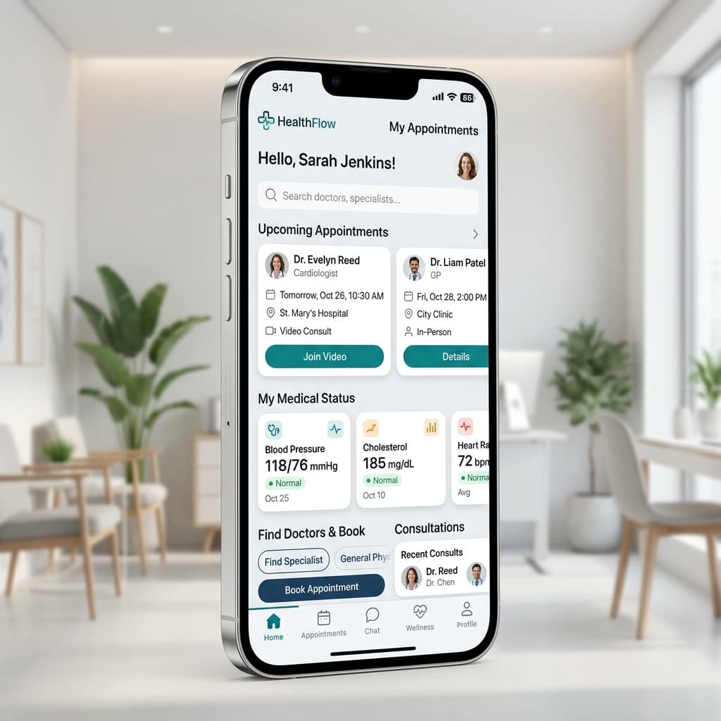 Healthcare booking app